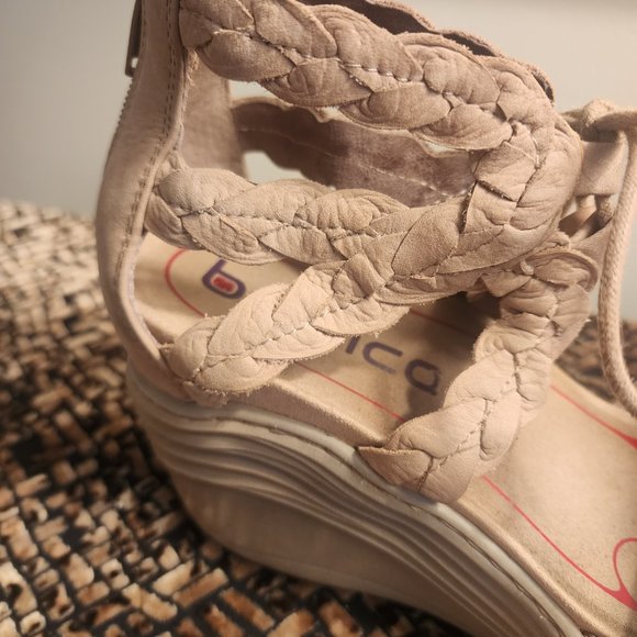 Bionica 'Sunset'  Comfort Wedge in Beige Sz 9 - Picture 7 of 8
